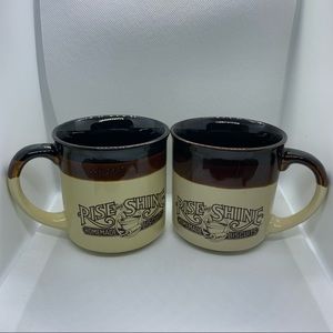 2 Vintage 1984 Hardee’s Ceramic Mugs